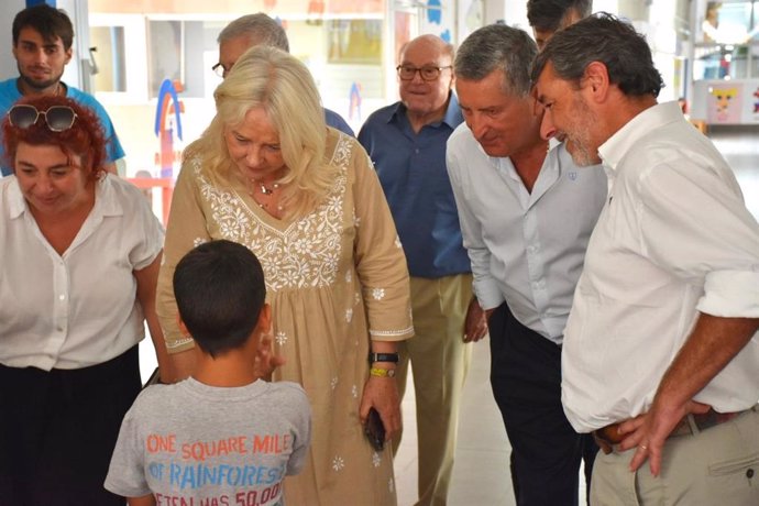 Mercedes Colombo en la escuela de verano organizada por Afanas.