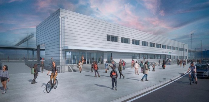 Estación provisional de tren na Coruña