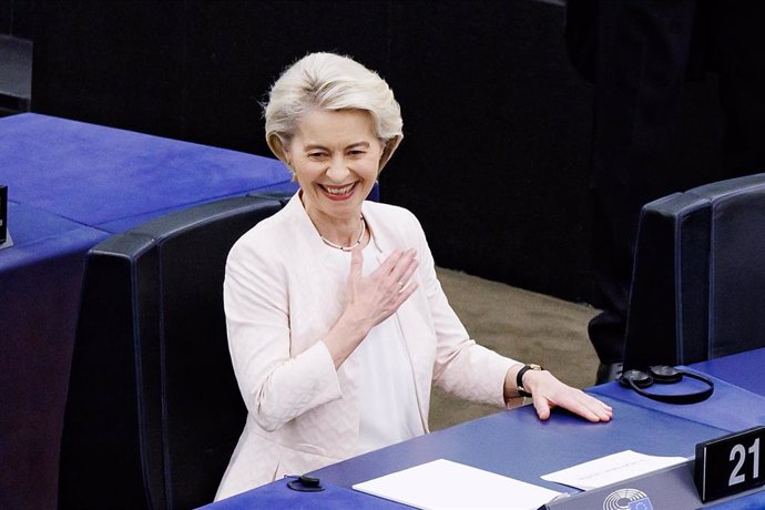 La presidenta de la Comisión Europea, Ursula von der Leyen