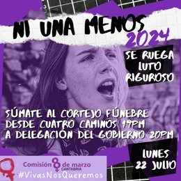 Cartel de la Comisión 8 de Marzo