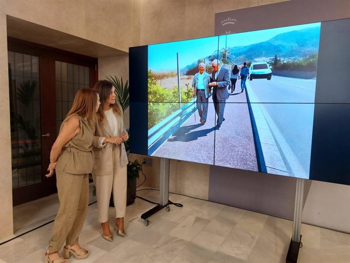 Imagen de la presentación del proyecto de acero que unirá Algezares y Santo Ángel