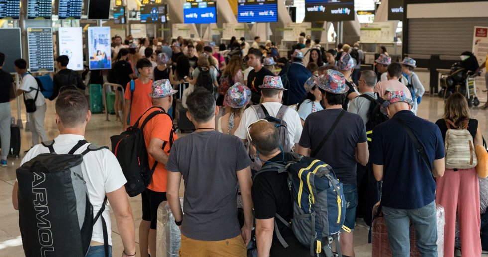 Situación en el aeropuerto de Barajas por la incidencia