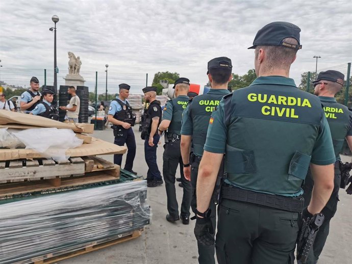 Más de 140 agentes de la Guardia Civil colaborarán en la seguridad de los Juegos de Paris 2024.