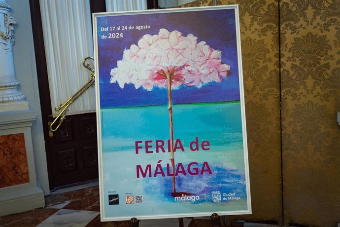 Cartel de la Feria de Málaga 2024 'Mi playa en Feria'