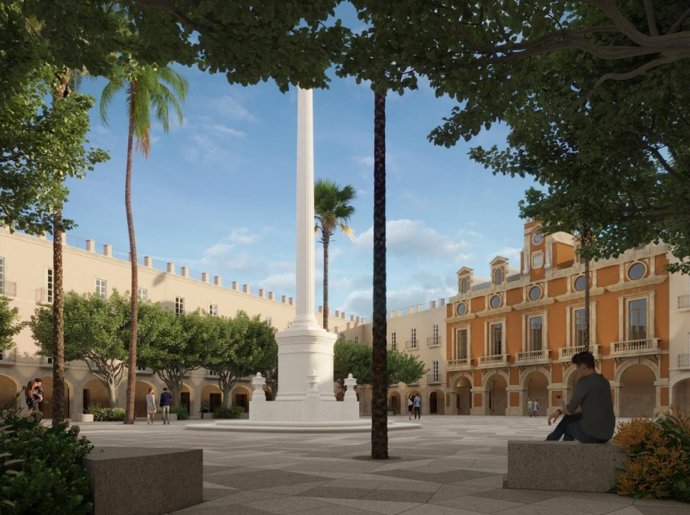 Archivo - Diseño de la nueva Plaza Vieja de Almería.