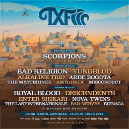 Cartel del Tsunami Xixón Festival 2024.