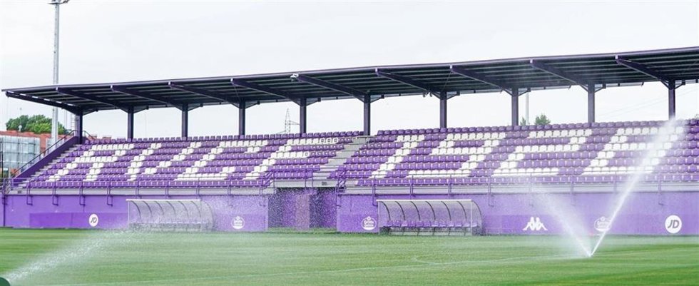 Uno de los campos de fútbol de la Ciudad Deportiva del Real Valladolid.