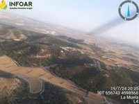 El alcalde de La Muela (Zaragoza) apunta que el origen del fuego está en una de las casas de la urbanización Pinares