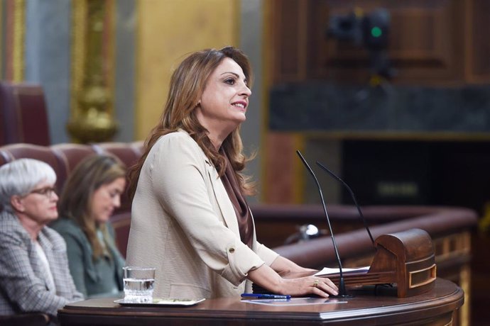 Archivo - La diputada de Coalición Canaria Cristina Valido en el Congreso de los Diputados, a 21 de mayo de 2024, en Madrid (España). 