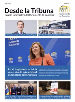 La Web Del Parlamento De Canarias Ofrece Desde Este Viernes 'Desde La Tribuna', El Nuevo Boletín Informativo De La Cámara Que Nace Con El Afán De Divulgar La Actividad Parlamentaria Entre La Ciudadanía.