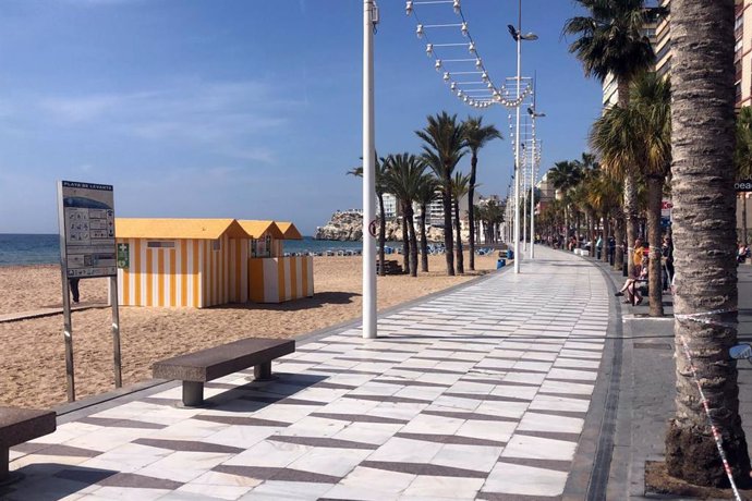 Archivo - Playa de Benidorm.