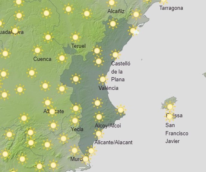Predicción meteorológica para este sábado 20 de julio