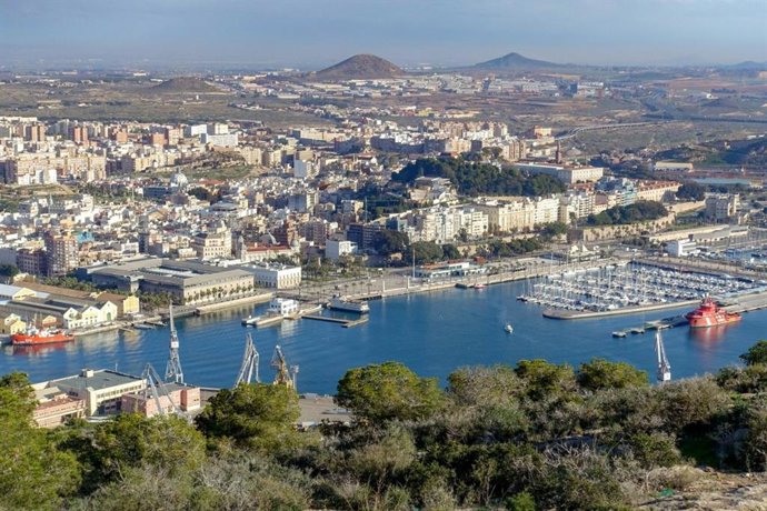 Imagen aérea de Cartagena