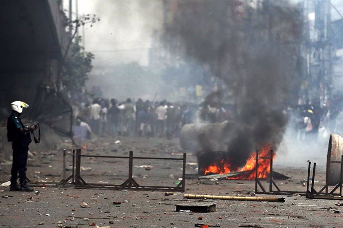 Protestes a Bangladesh 