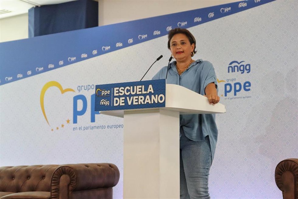 La presidenta del Consejo de Alcaldes del PP de Málaga y regidora de la localidad malagueña de Torremolinos, Margarita del Cid.