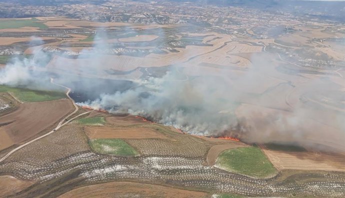 Incendio de Rublacedo de Abajo (Burgos)
