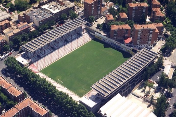 Archivo - Estadio de Vallecas del Rayo Vallecano de Madrid