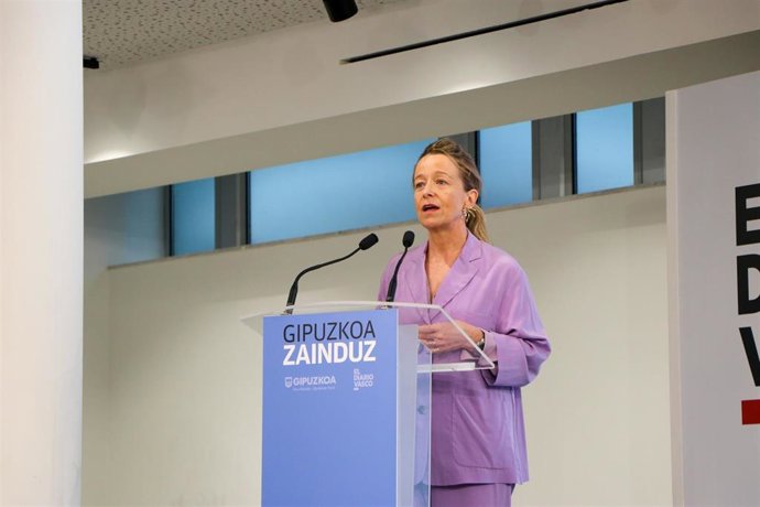 La diputada general de Gipuzkoa, Eider Mendoza