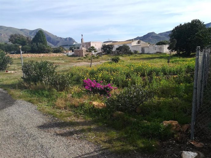 Zona en la que se desarrollará el proyecto promovido por el Ayuntamiento de Cartagena para abastecer de agua potable al paraje del Campillo de Adentro.