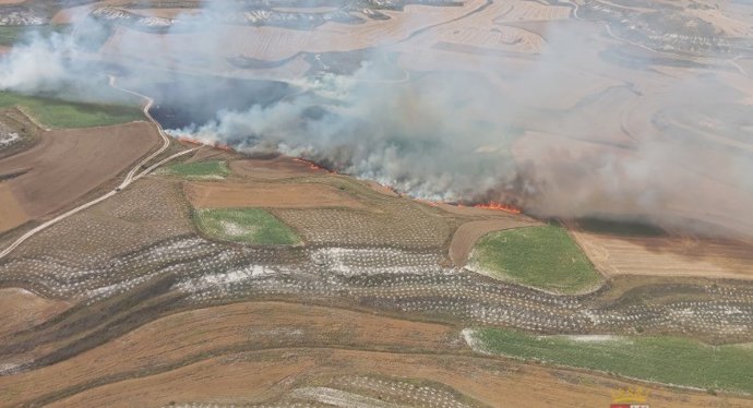 Incendio de Rublacedo (Burgos)