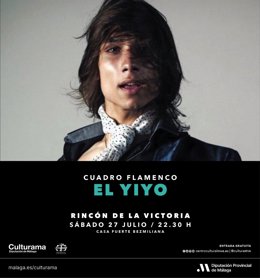 'El Yiyo' actuará en la casa fuerte de Bezmiliana el próximo sábado, a las 22,30 horas.