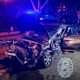 Imagen del accidente en Burgos