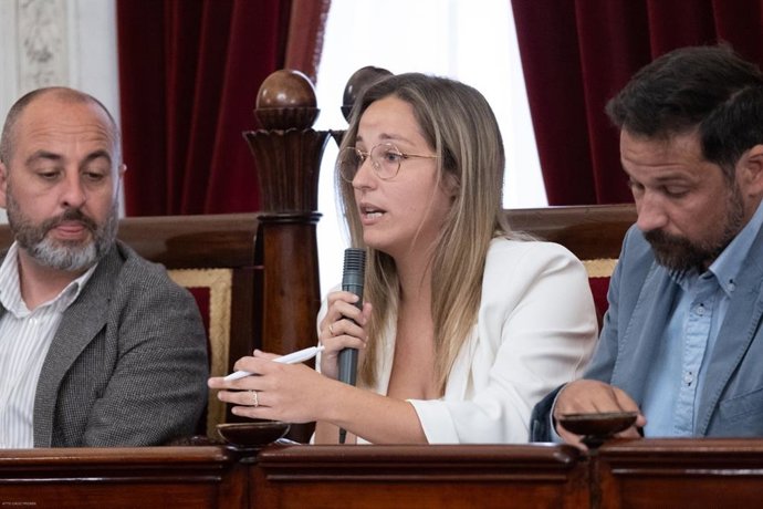 La concejal el PSOE en el Ayuntamiento de Cádiz, Paula Fernández.