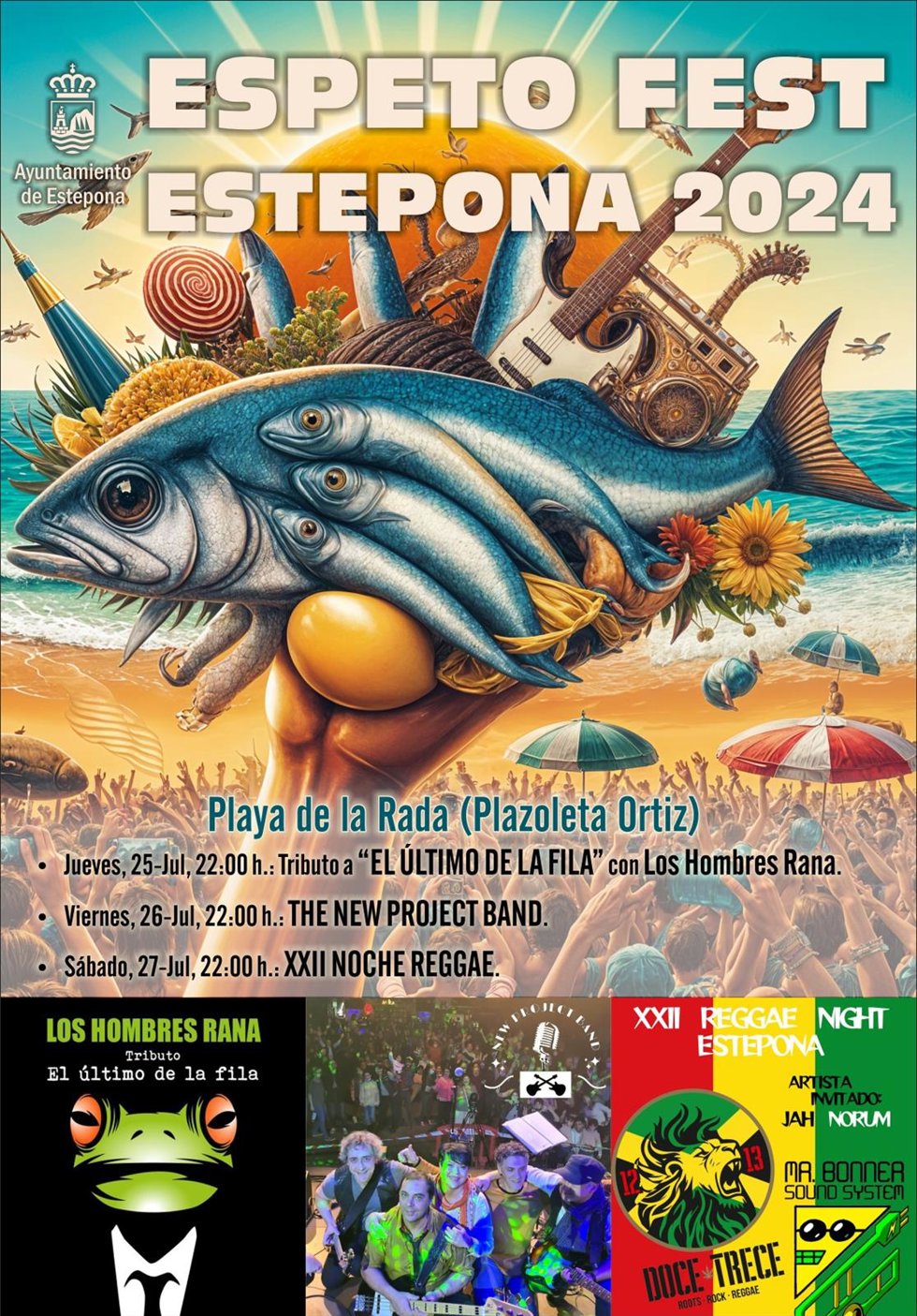 Cartel Espeto Fest de Estepona 2024.