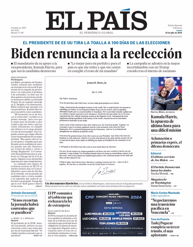 Portada El País