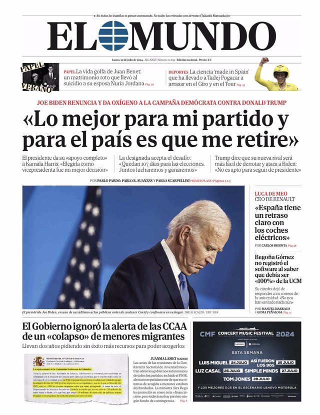 Portada El Mundo