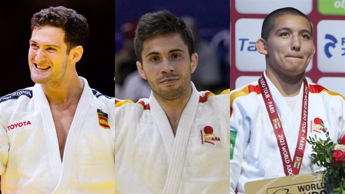 Los judocas españoles Niko Sherazadishvili, Fran Garrigós y Ai Tsunoda compiten en torneos internacionales.