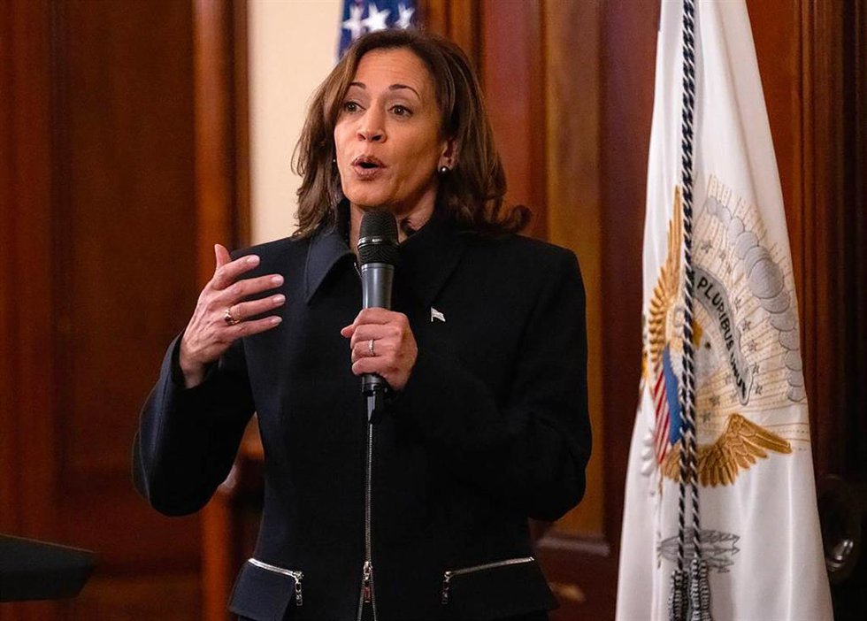 Archivo - La vicepresidenta de Estados Unidos, Kamala Harris