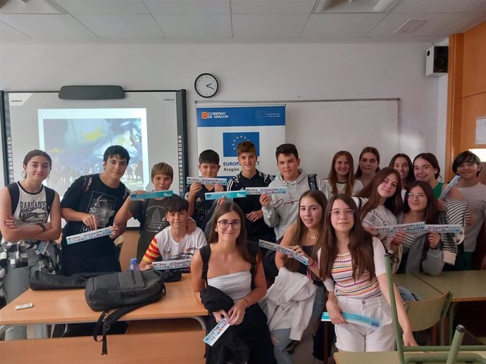 Alumnos del IES 'Segundo de Chomón'.