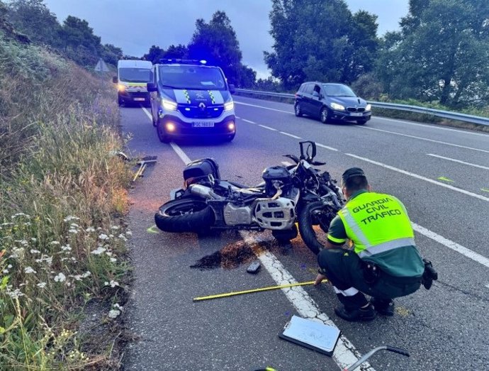 Accidente en Beariz (Ourense).