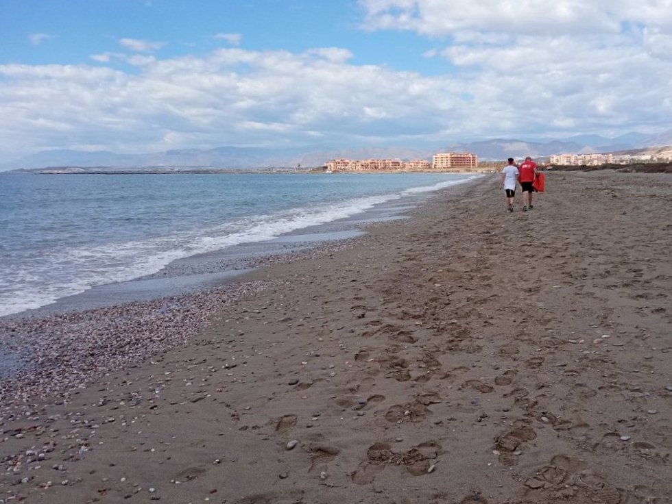 Playa de Punta Entinas-Sabinal en El Ejido (Almería).