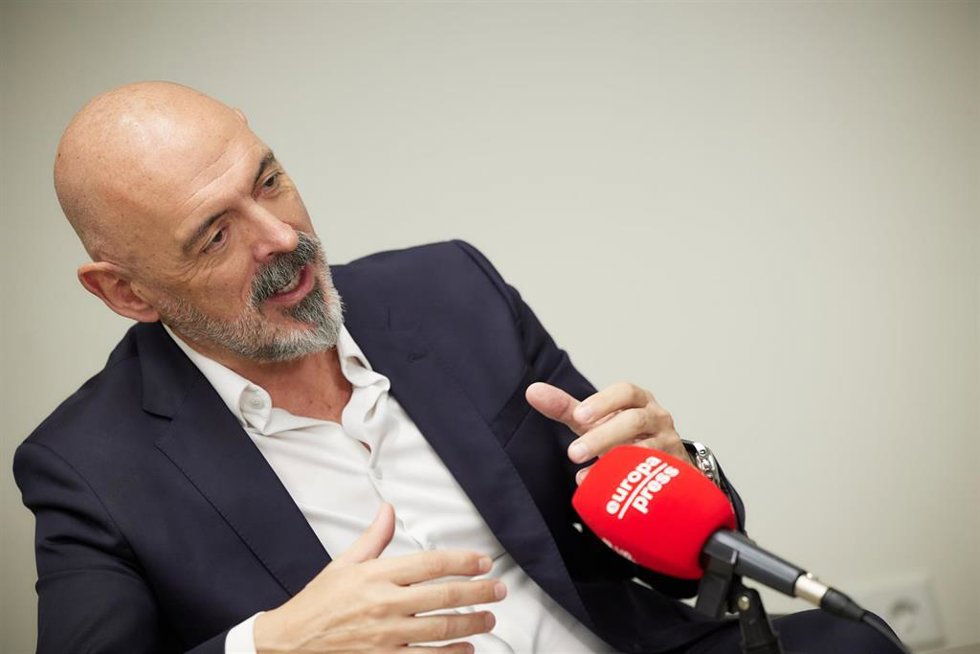 Archivo - El rector de la Universidad Complutense de Madrid, Joaquín Goyache, durante una entrevista para Europa Press, a 27 de julio de 2023, en Madrid (España). Joaquín Goyache es catedrático de Universidad en la UCM. Fue vicedecano de Alumnos de la F