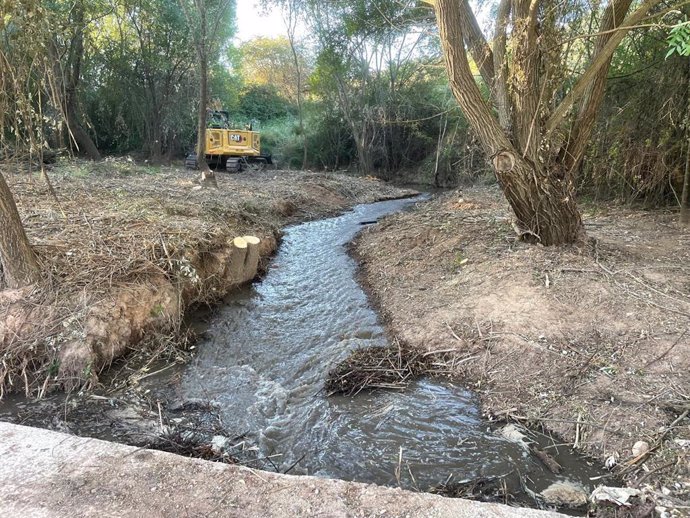 Reserva fluvial en la Confederación Hidrográfica del Guadalquivir.