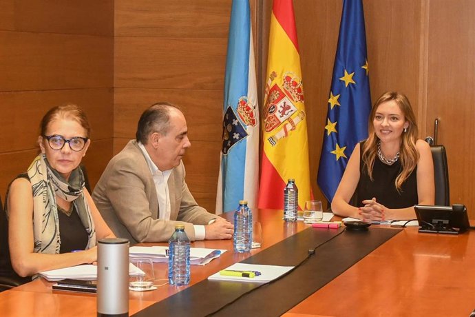 La conselleira de Política Social e Igualdade, Fabiola García, participa por videoconferencia en la Conferencia Sectorial de Inmigración.