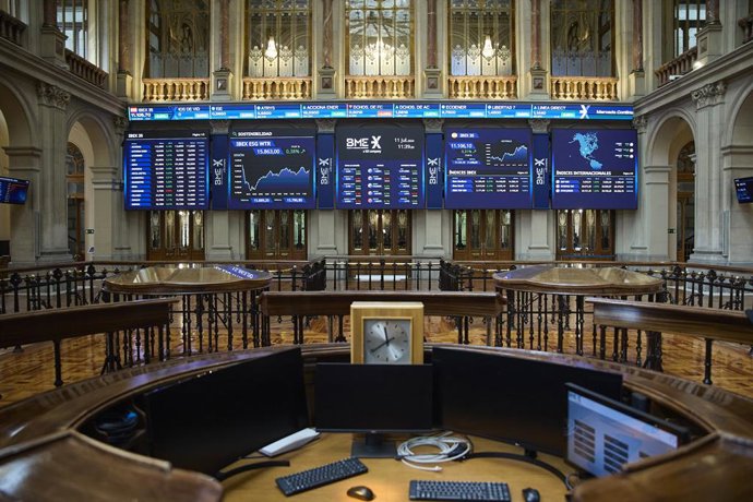 Vista general del Palacio de la Bolsa de Madrid, a 11 de julio de 2024, en Madrid (España). 