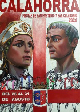 José Manuel Rodríguez Riquelme gana el concurso de diseño del cartel de las fiestas de agosto 2024 de Calahorra