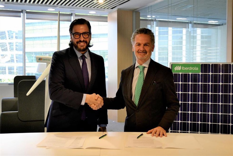 Alejandro Quinzán, de Panasef, y Alfonso Calderón, de Iberdrola.