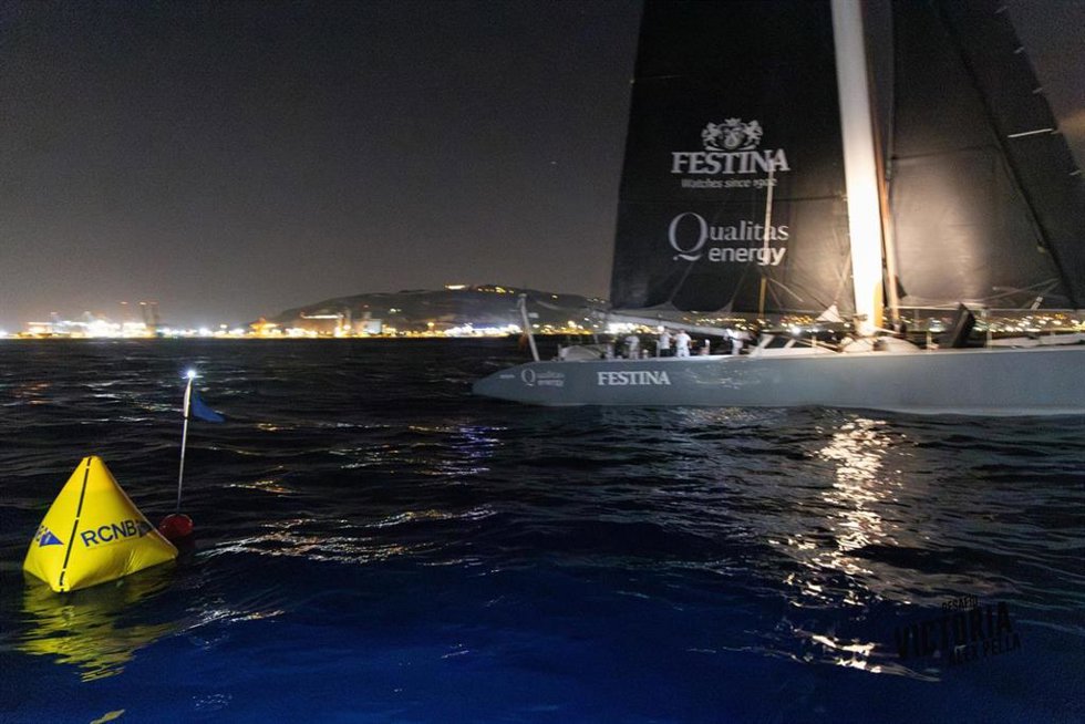 Llegada a Barcelona del 'Victoria' a Barcelona para completar 'La vuelta a España' a vela