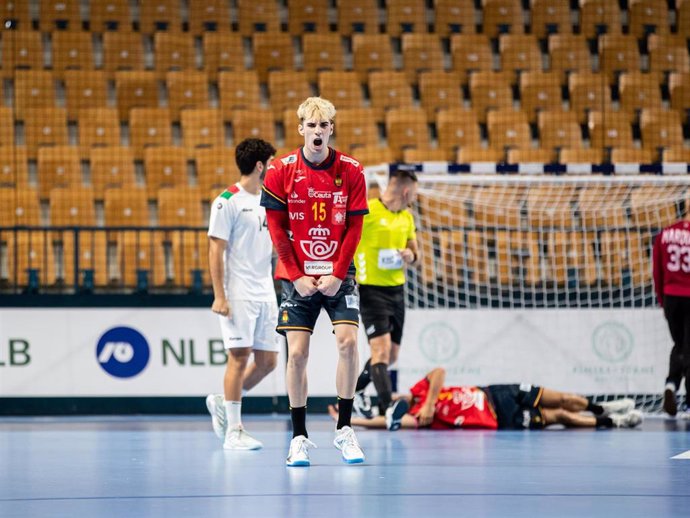 El jugador internacional español de balonmano Petar Cikusa