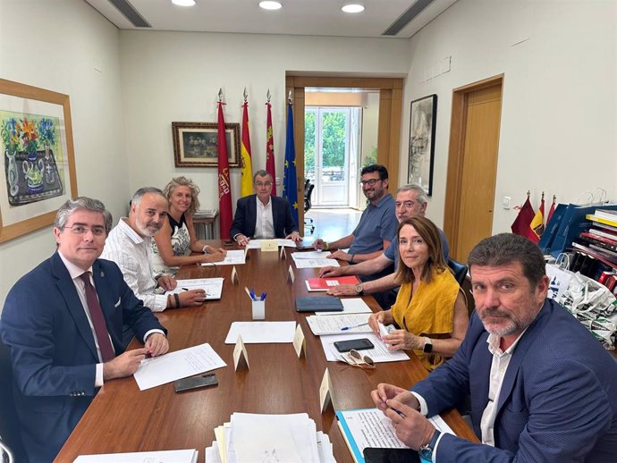 Reunión de la Junta de Portavoces del Ayuntamiento de Murcia