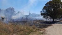 Controlado el incendio en El Escorial que obligó a interrumpir la circulación de trenes
