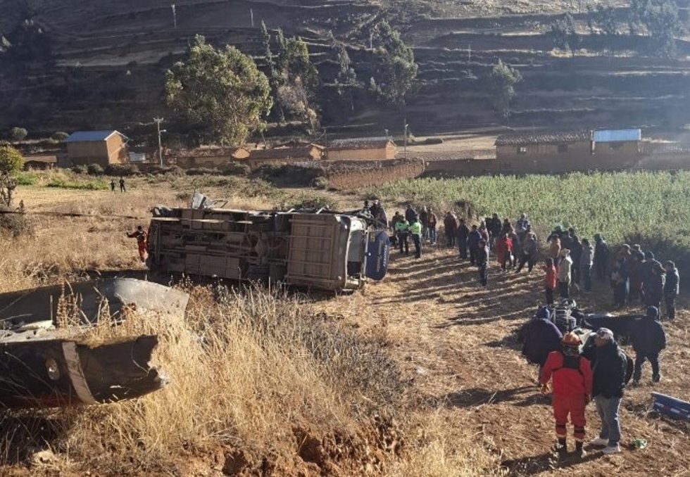 Accidente de autobús en Perú
