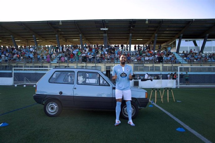 El delantero del RC Celta Borja Iglesias