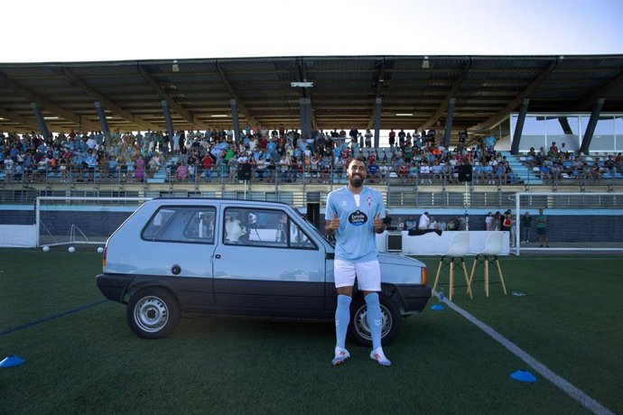 El delantero del RC Celta Borja Iglesias