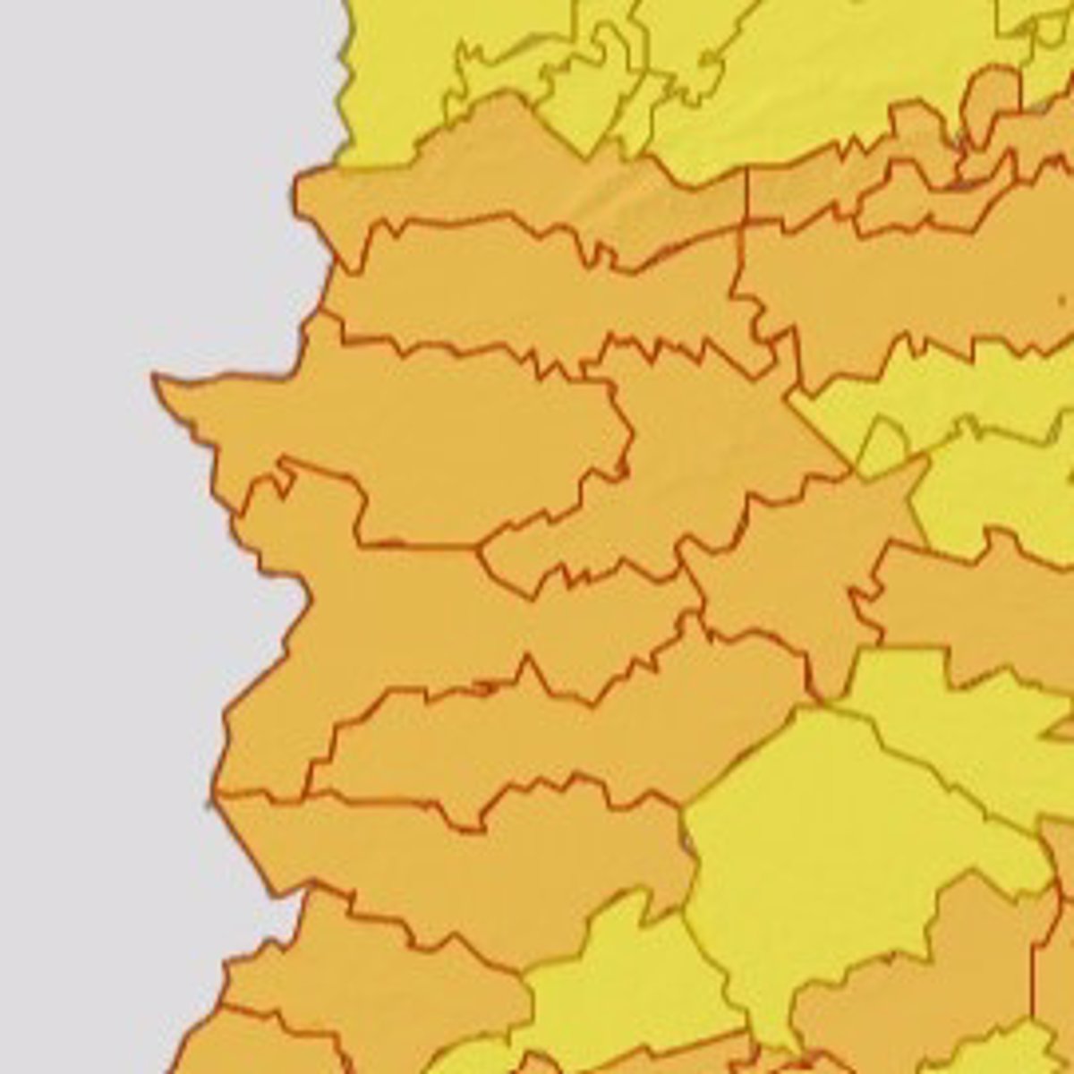 Toda Extremadura permanecerá este martes en alerta naranja por temperaturas de hasta 41 grados