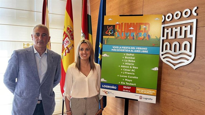 Los 40 Summer Live llegan a Logroño el martes 30 con un macroconcierto musical gratuito en Las Norias con 10 artistas